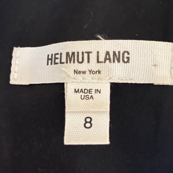 Helmut Lang Silk and Cotton asymmetric dress - Picture 4 of 6